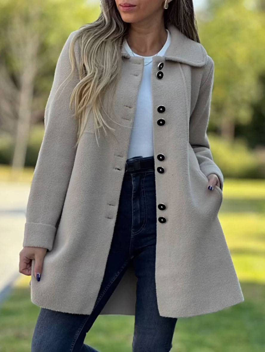 Elegant Women's Winter Coat | Warm and Classic
