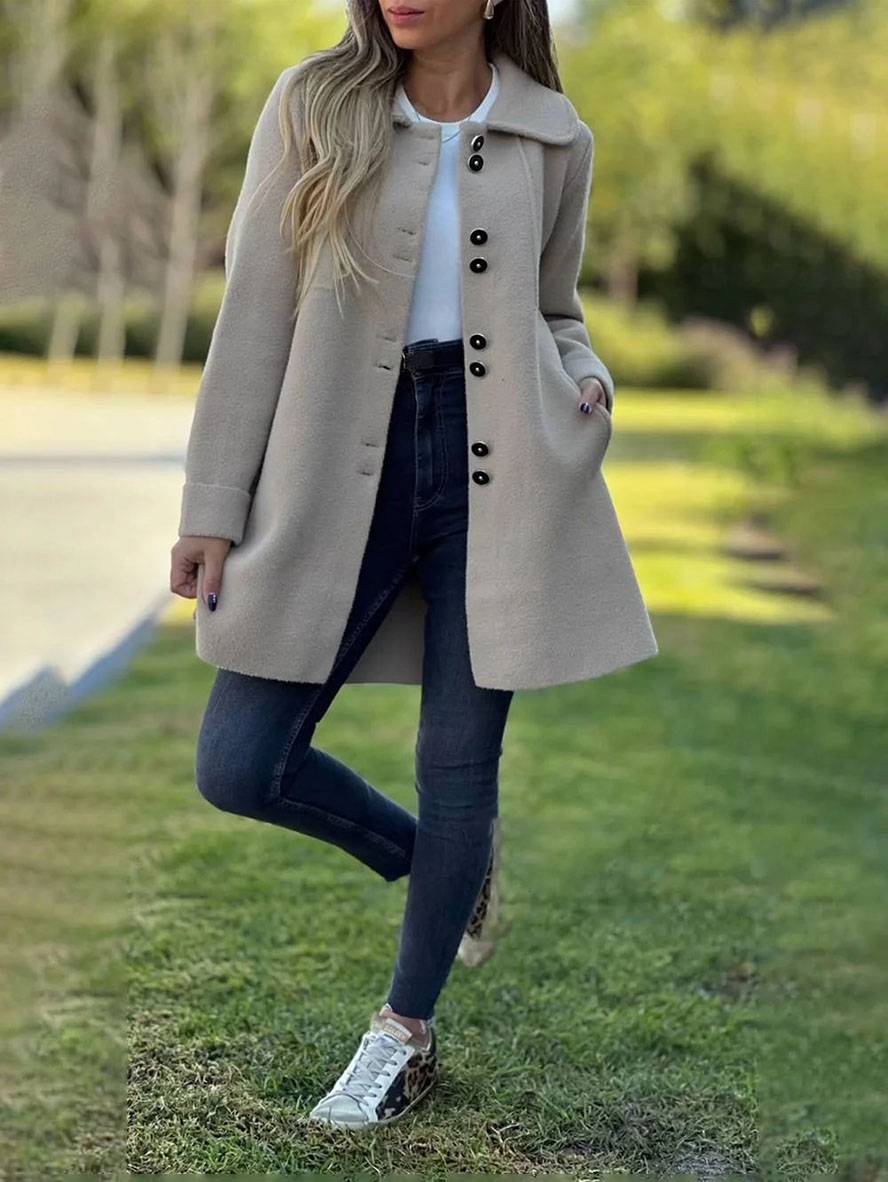 Elegant Women's Winter Coat | Warm and Classic