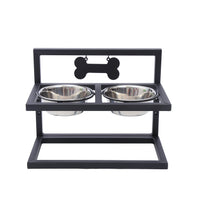 Elevated Dog Food Station - Stylish and Functional