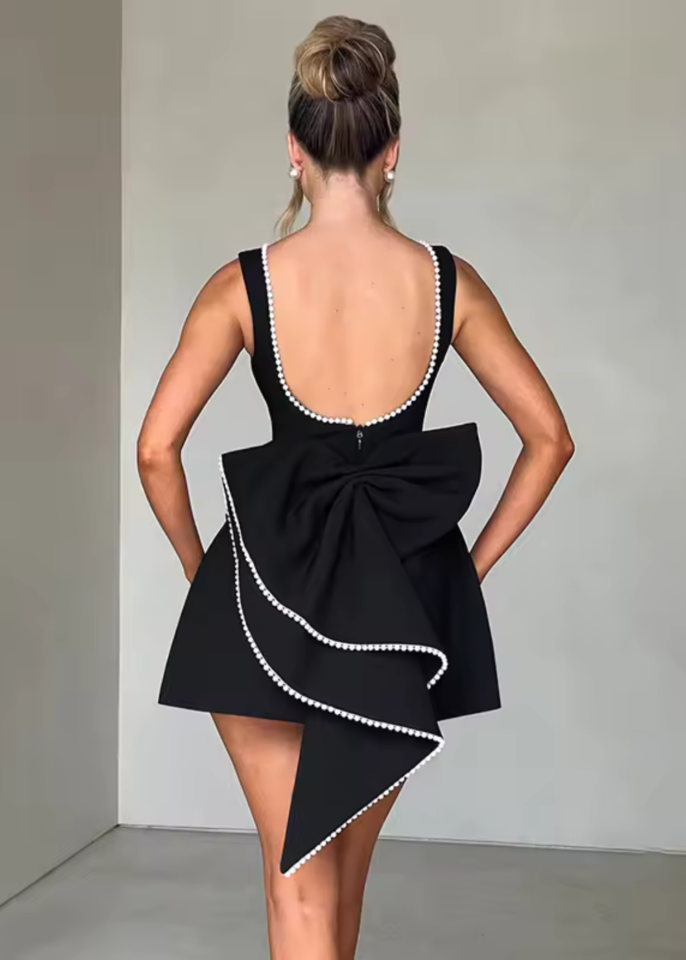 Eloisa Mini Dress - Elegant Evening Attire