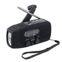 Emergency Hand Crank Radio with Flashlight & Power Bank