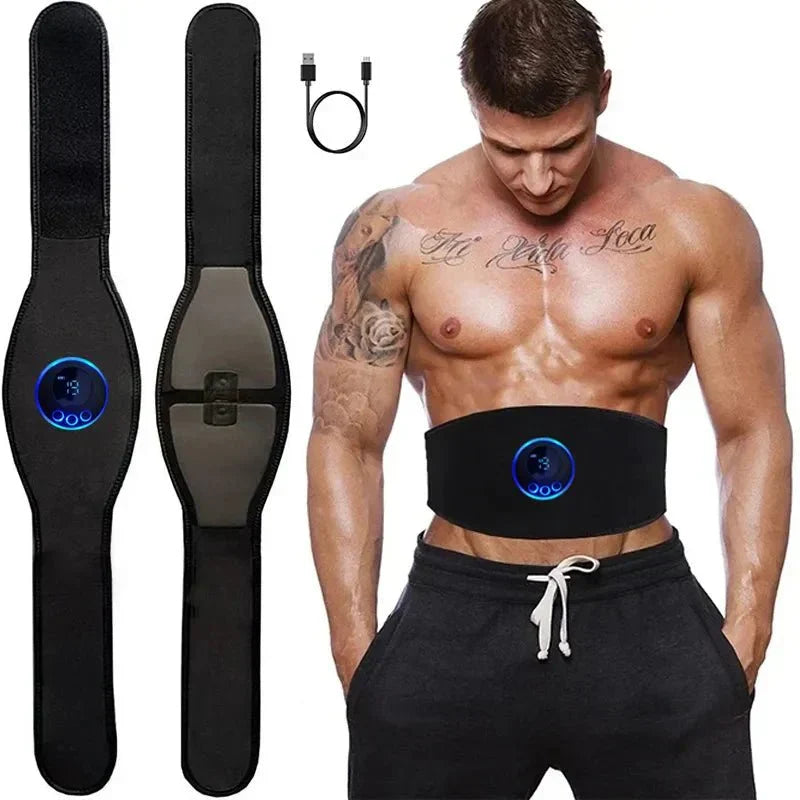 EMS Abs Trainer – 19-Level Abdominal Muscle Stimulator for Core Strengthening