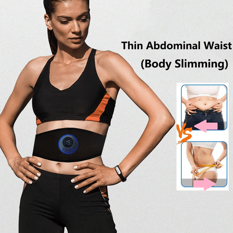 EMS Abs Trainer – 19-Level Abdominal Muscle Stimulator for Core Strengthening