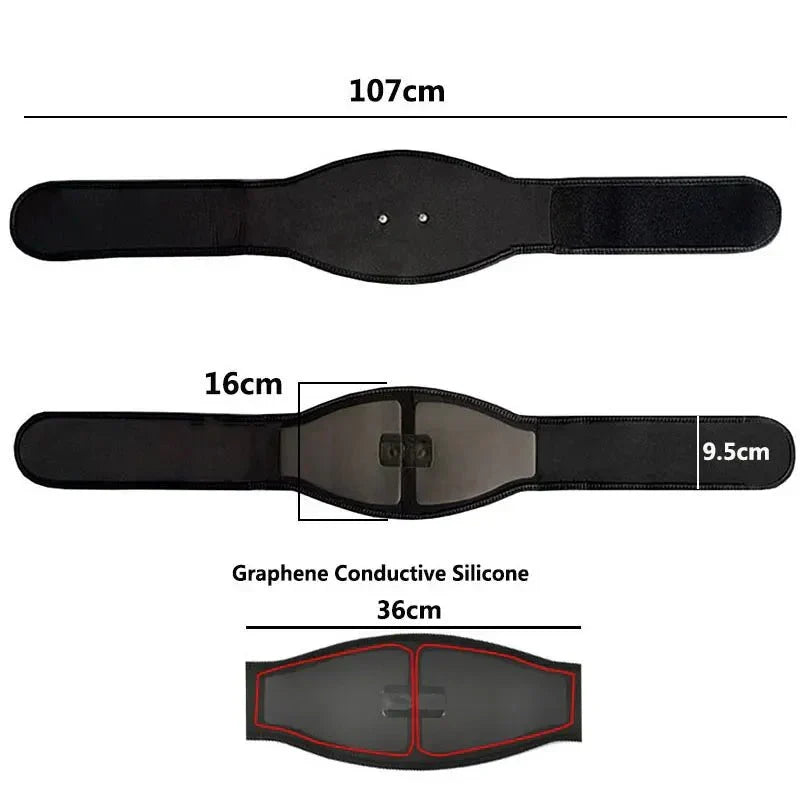 EMS Abs Trainer – 19-Level Abdominal Muscle Stimulator for Core Strengthening