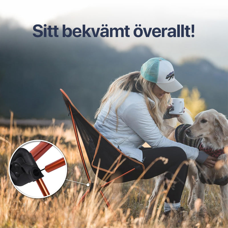 ErgoChair - foldable chair for beach, camping & leisure