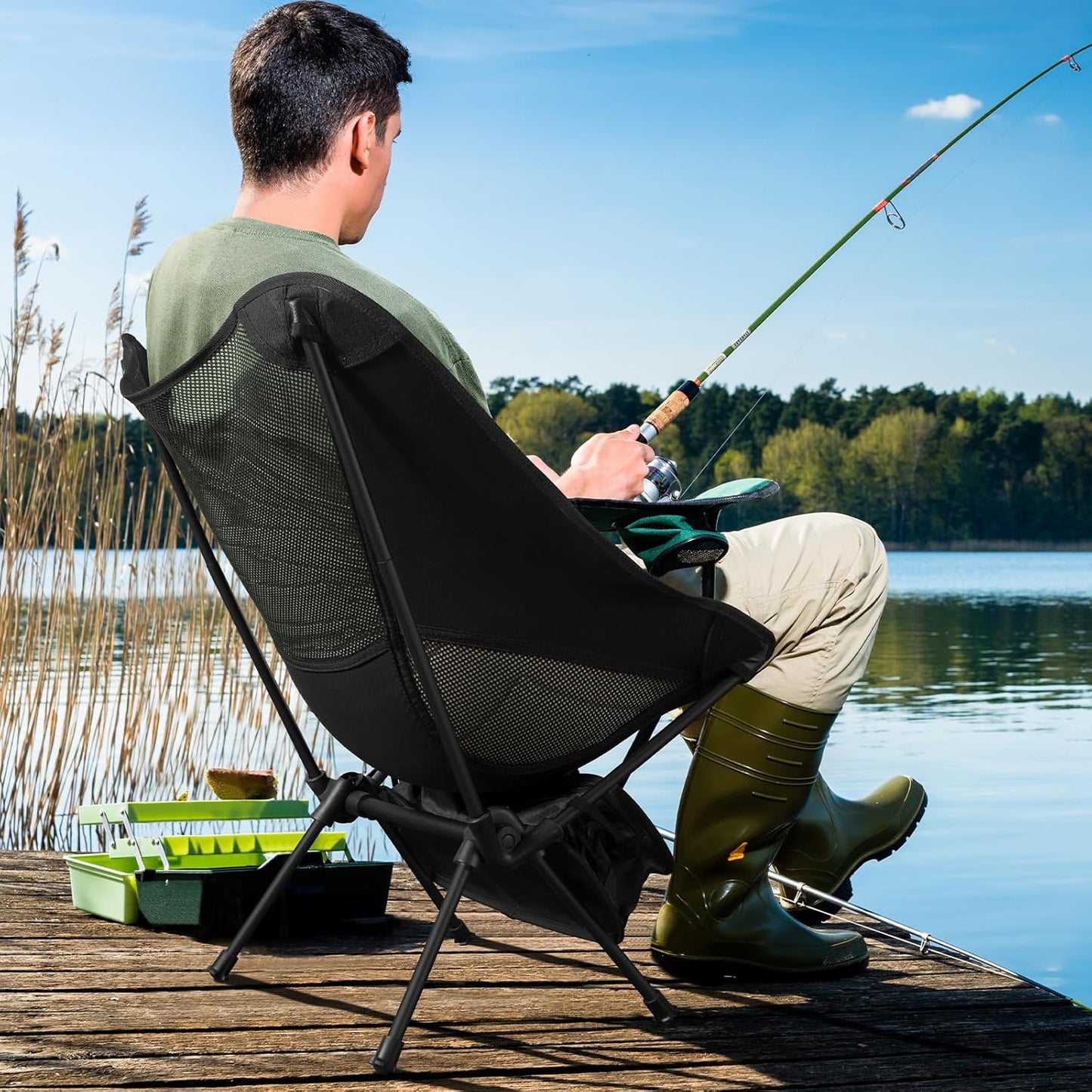 ErgoChair - foldable chair for beach, camping & leisure