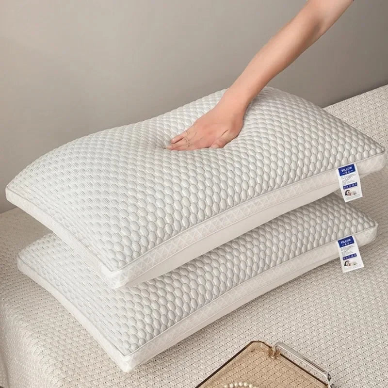Ergonomic Cooling Neck Support Pillow for Restful Sleep
