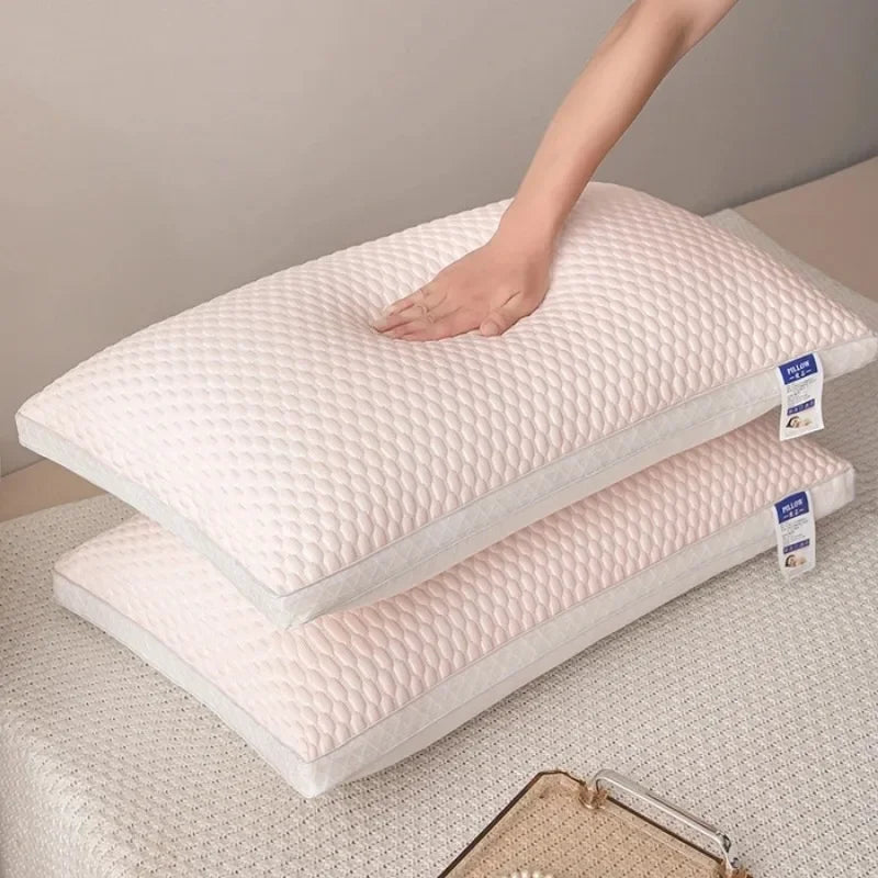Ergonomic Cooling Neck Support Pillow for Restful Sleep