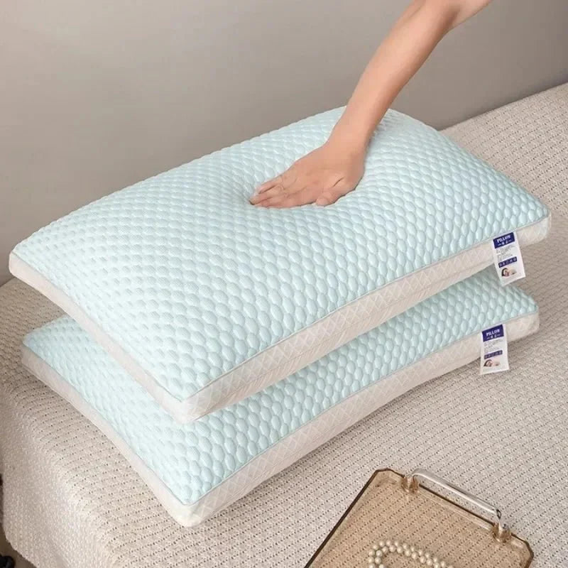 Ergonomic Cooling Neck Support Pillow for Restful Sleep