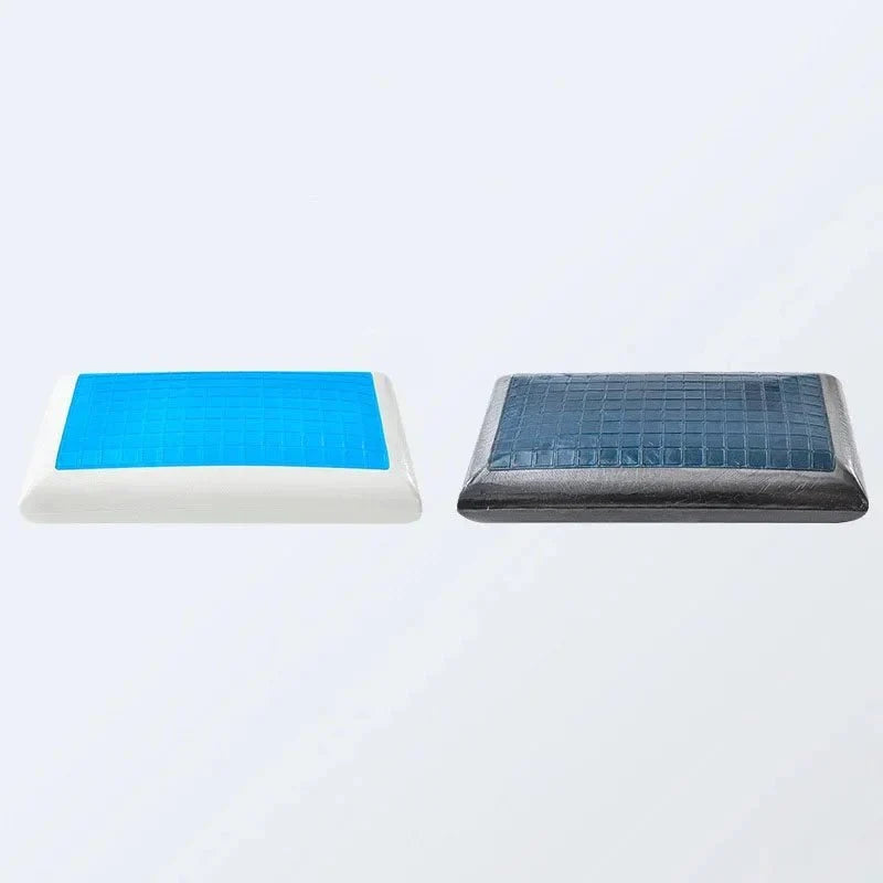 Ergonomic gel cooling pillow for restful sleep comfort
