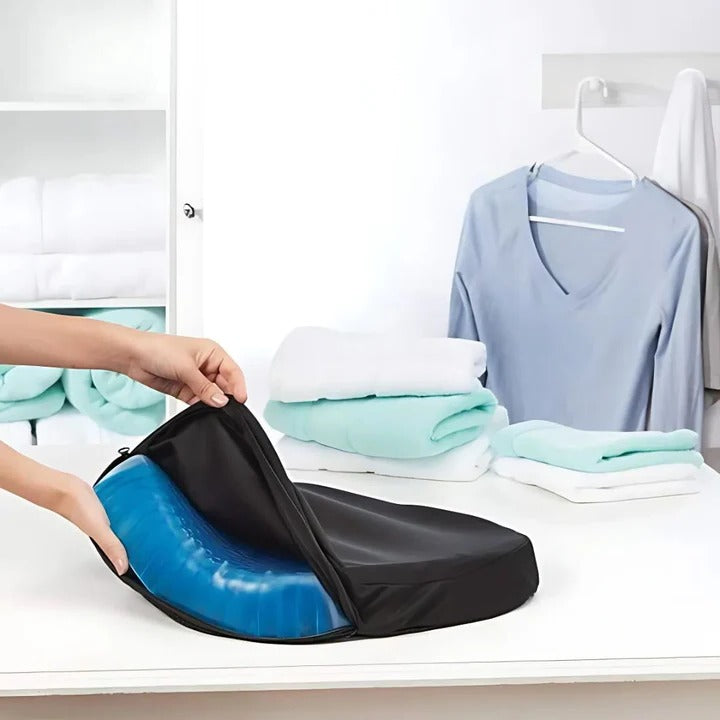 Ergonomic Gel Seat Cushion – Relieves Tailbone & Lower Back Pain