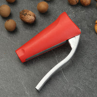 Ergonomic Nutcracker in Red and Black Aluminum