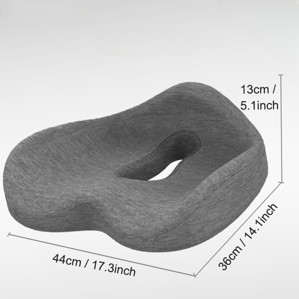 Ergonomic Orthopedic Seat Cushion in Memory Foam