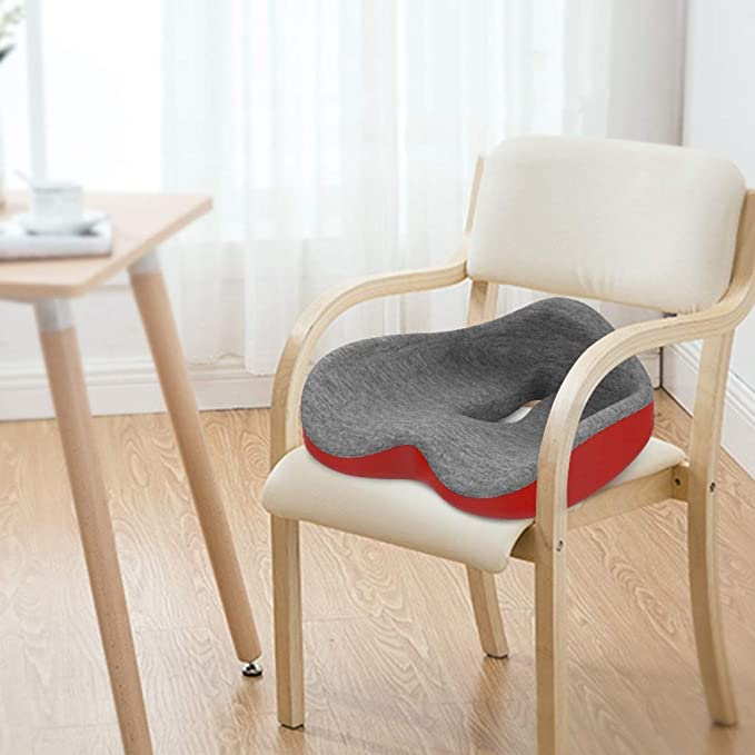 Ergonomic Orthopedic Seat Cushion in Memory Foam