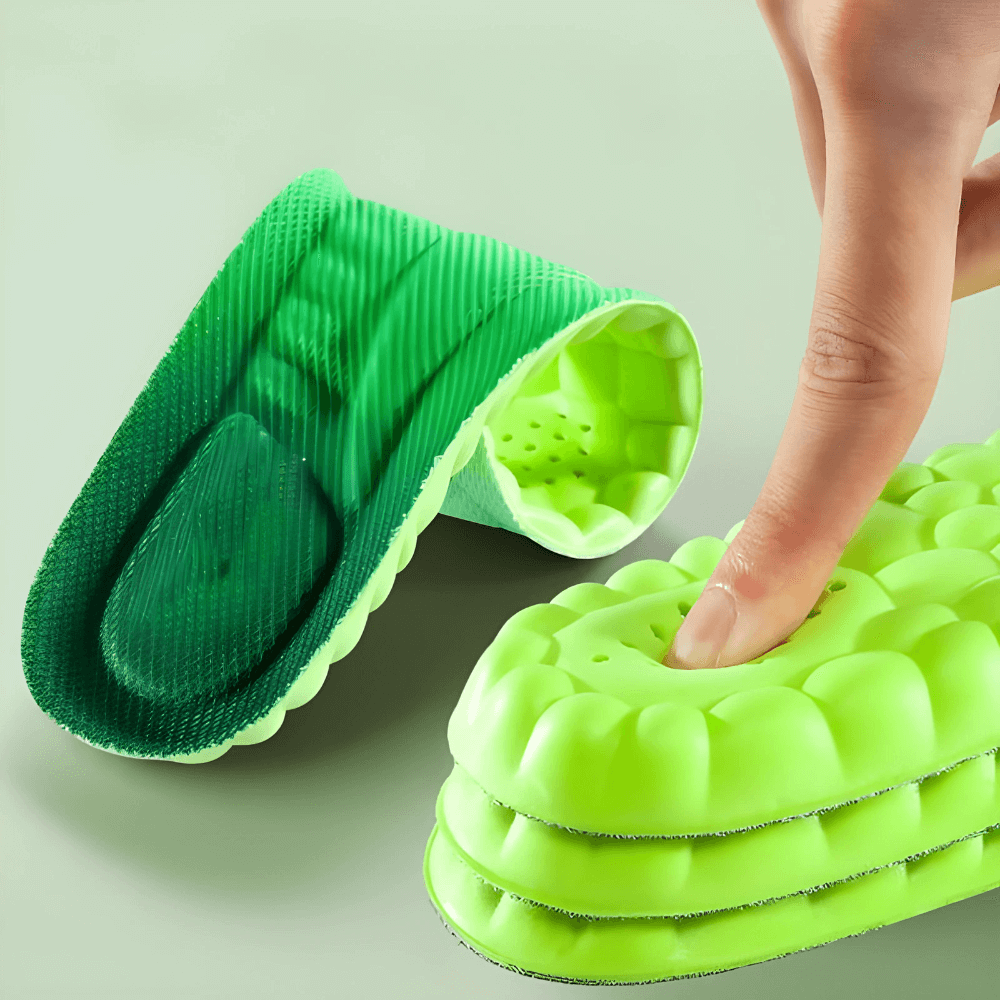 Ergonomic Shock-Absorbing Insoles for Running Shoes