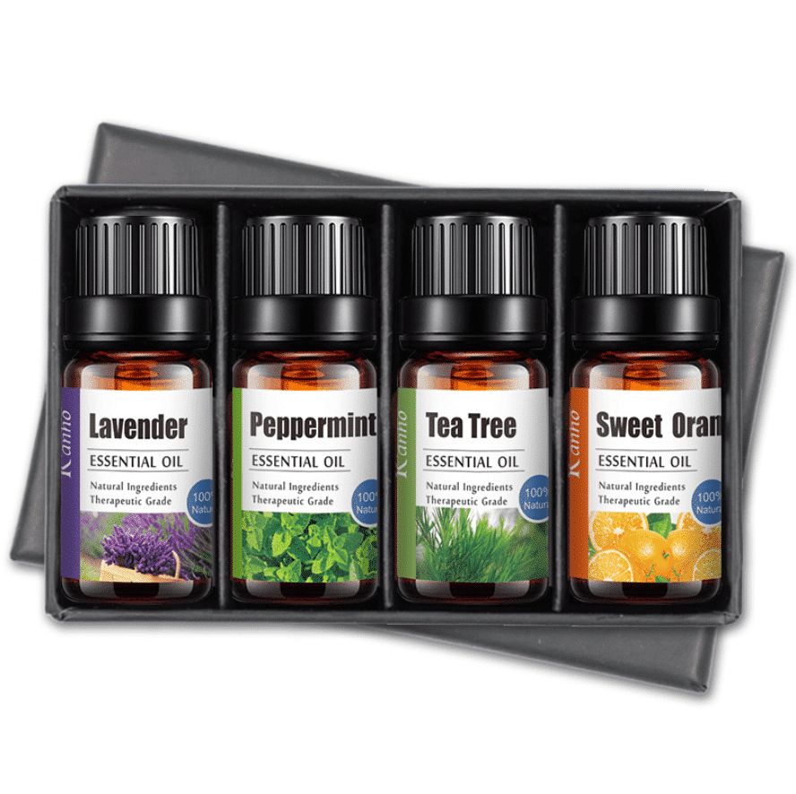 Essential Oil Kit (4 x 10 ml) - 100% Pure and Natural