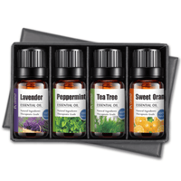 Essential Oil Kit (4 x 10 ml) - 100% Pure and Natural