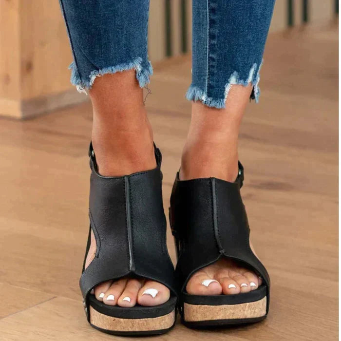 ESTHER Wedge Heels for Women – Comfortable and Stylish Summer Shoes