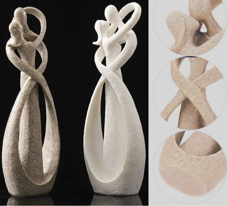 Eternal Embrace Figurine - Abstract - Timeless Love