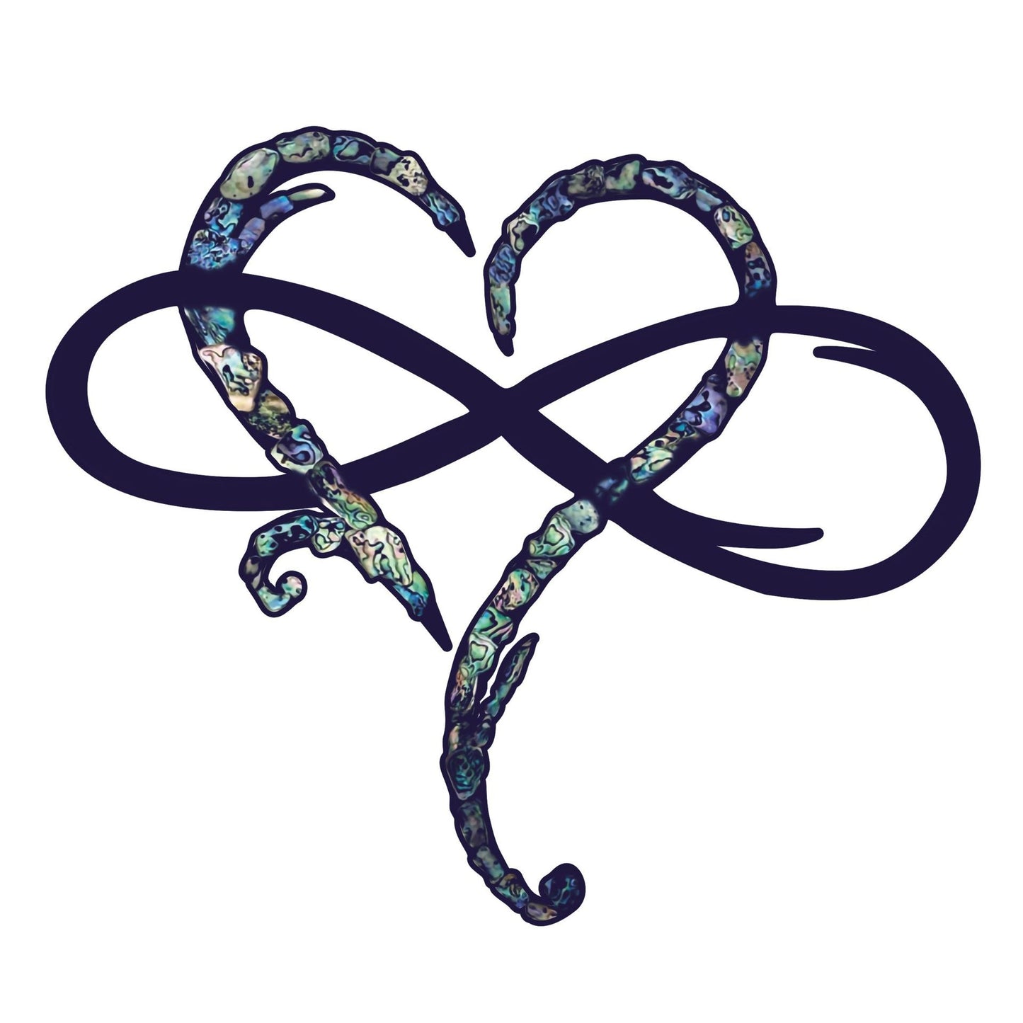 Eternal Love Wall Decor in Stainless Steel for Home