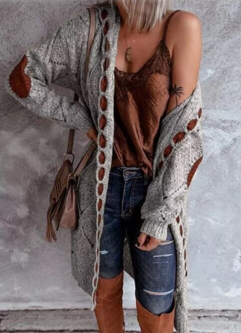 Evelyn | Stylish Long Cardigan - Comfy with Hood
