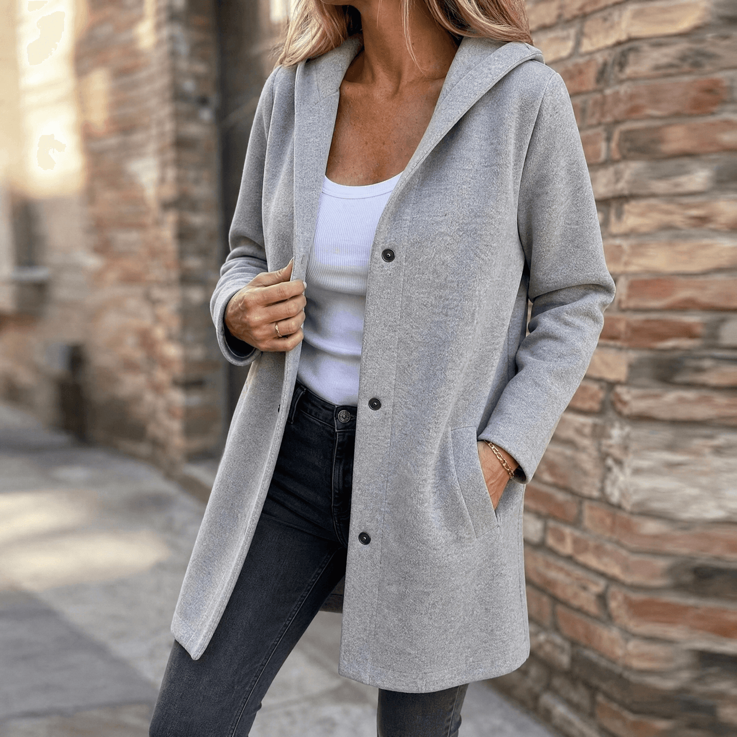 Everyday Hooded Cardigan