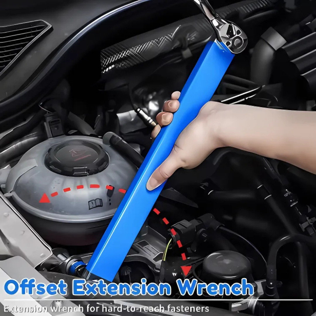Extension Wrench: Double Head Design Offset Extension Wrench Repair Tool