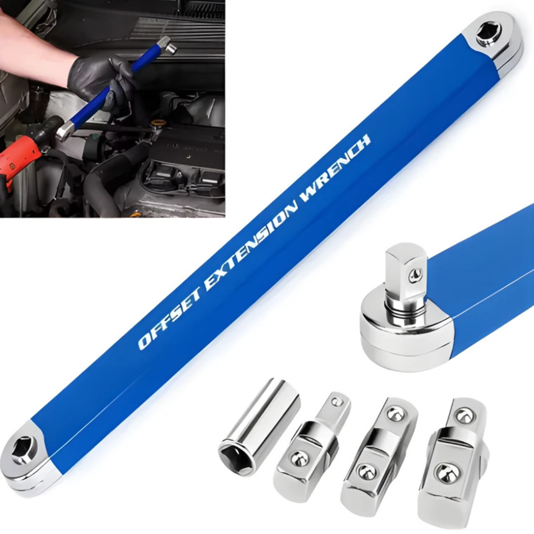 Extension Wrench: Double Head Design Offset Extension Wrench Repair Tool