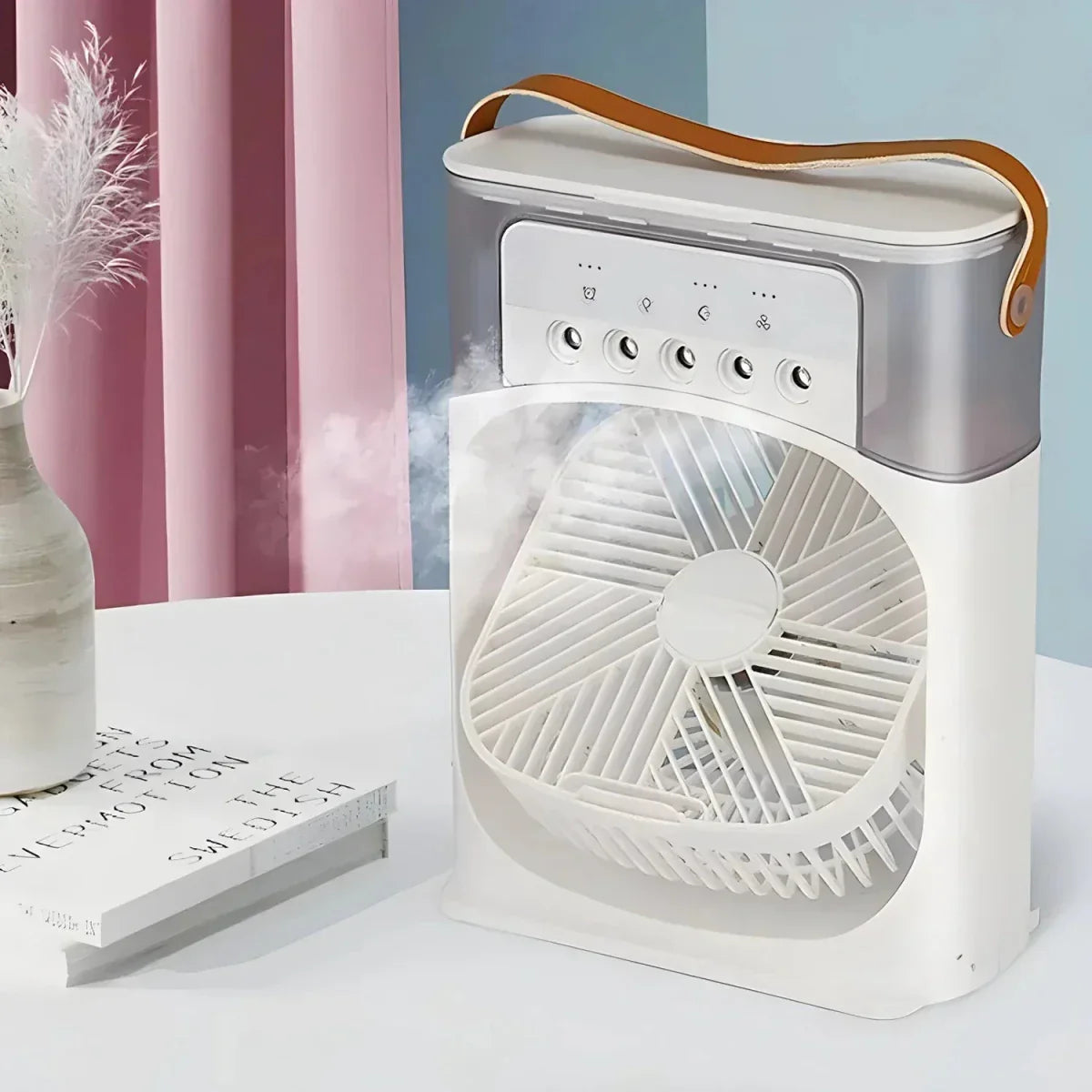 Fan with Cooling and Humidifying Function