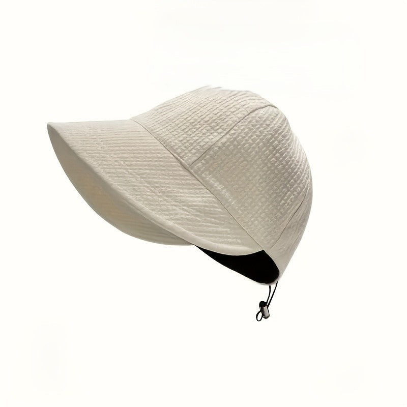 Fashionable Hat with Adjustable Drawstring and UPF Protection