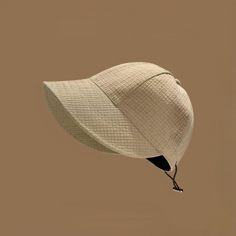 Fashionable Hat with Adjustable Drawstring and UPF Protection