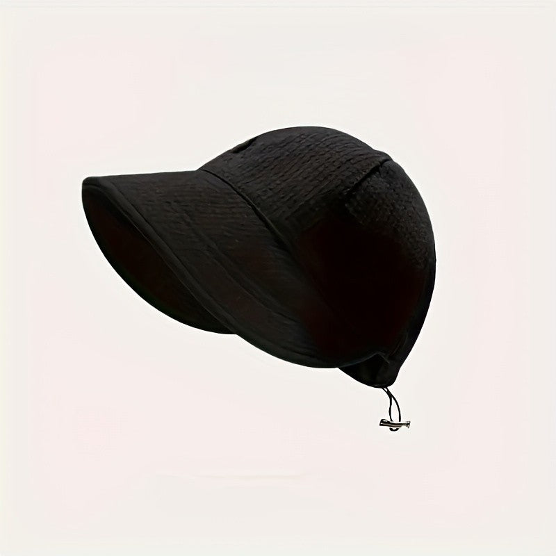Fashionable Hat with Adjustable Drawstring and UPF Protection