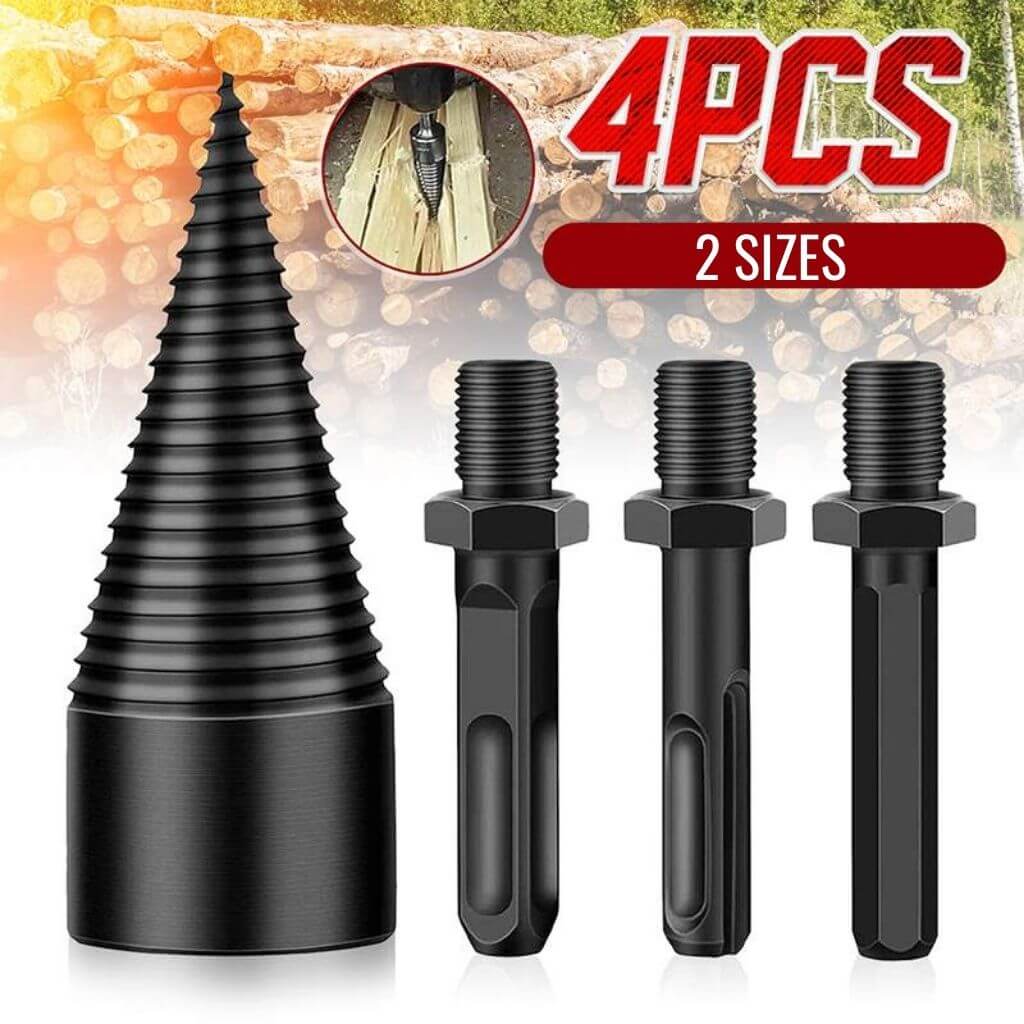 Firewood Drill Bit - Works With Any Drill