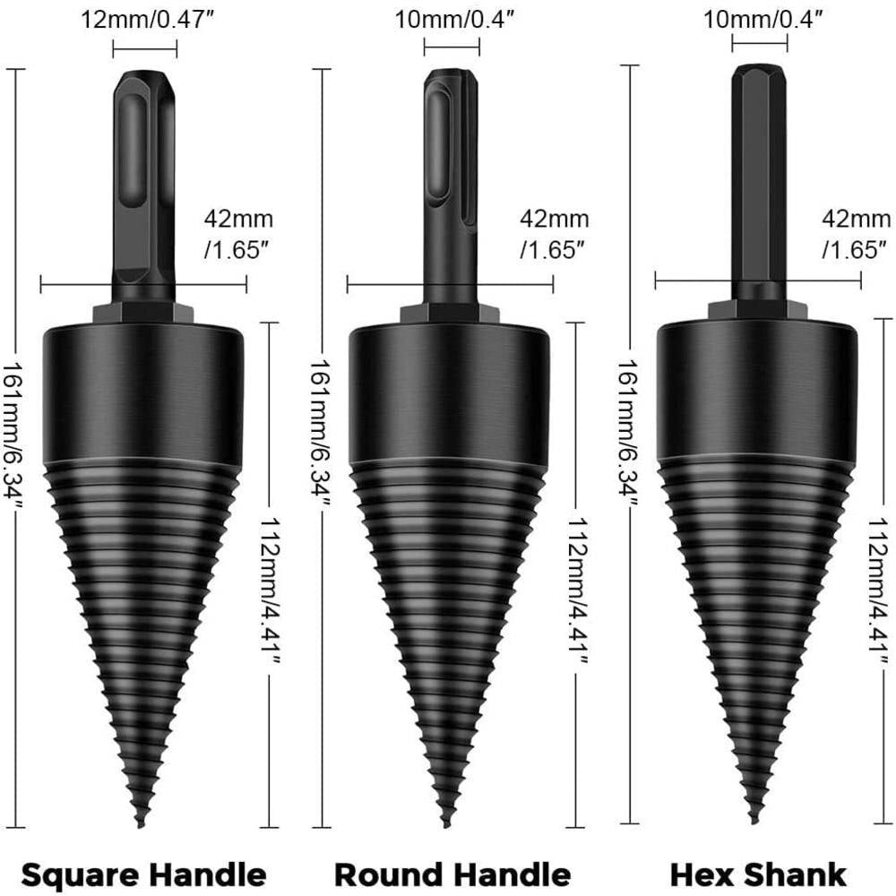 Firewood Drill Bit - Works With Any Drill