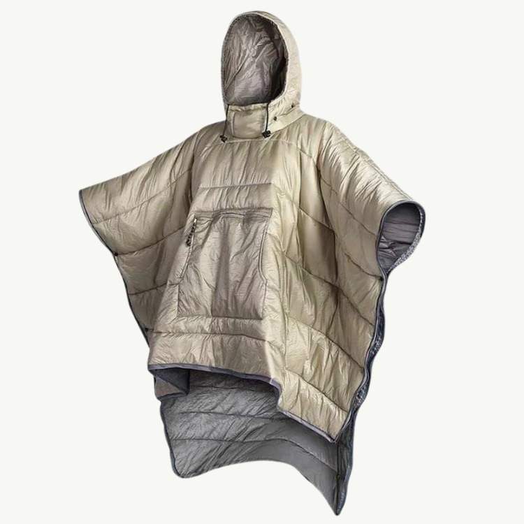 Fleece Lined Outdoor Poncho