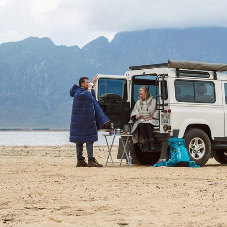 Fleece Lined Outdoor Poncho