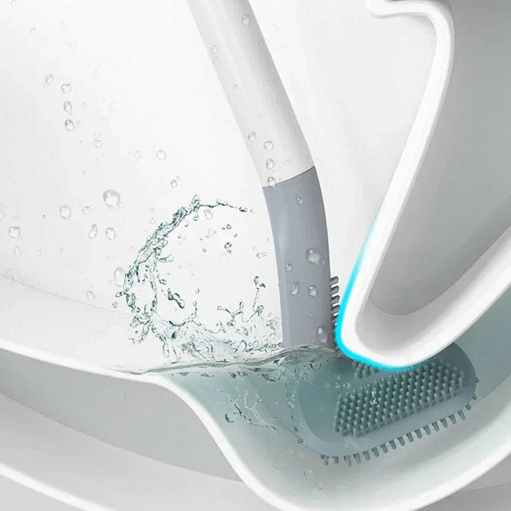 Flexible Toilet Brush with L-Shaped Head