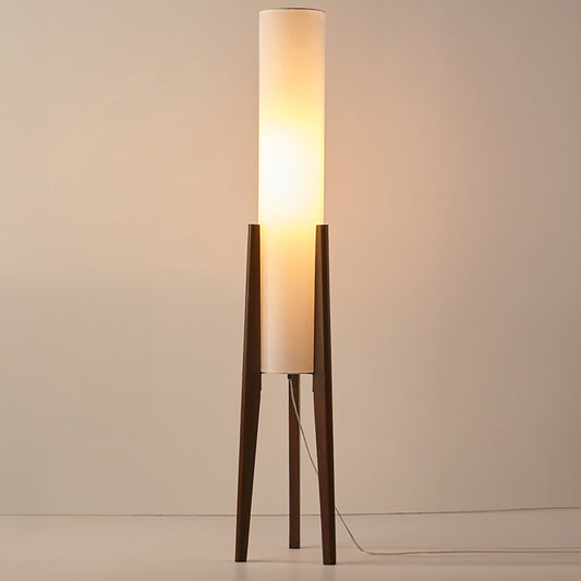 Floor Lamp Walnut Wood Scandinavian Style