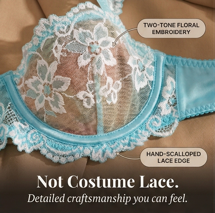 Floral Bra and Panty Set