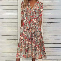 Floral Summer Dress with Elegant Design – Airy & Comfortable