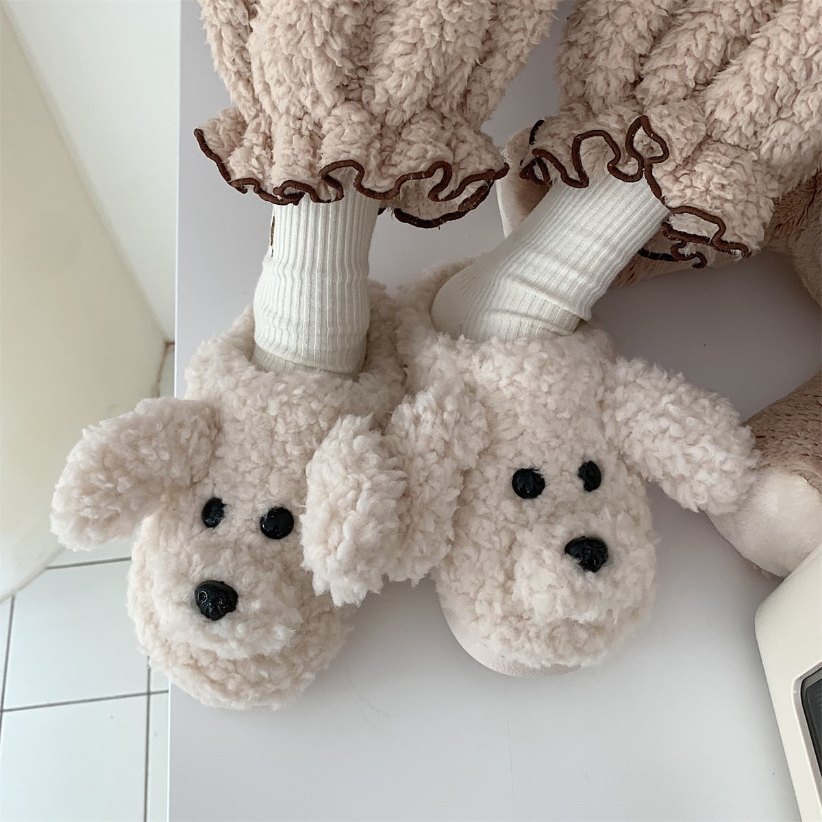 Fluffy Animal Slippers | The Cutest Slippers!