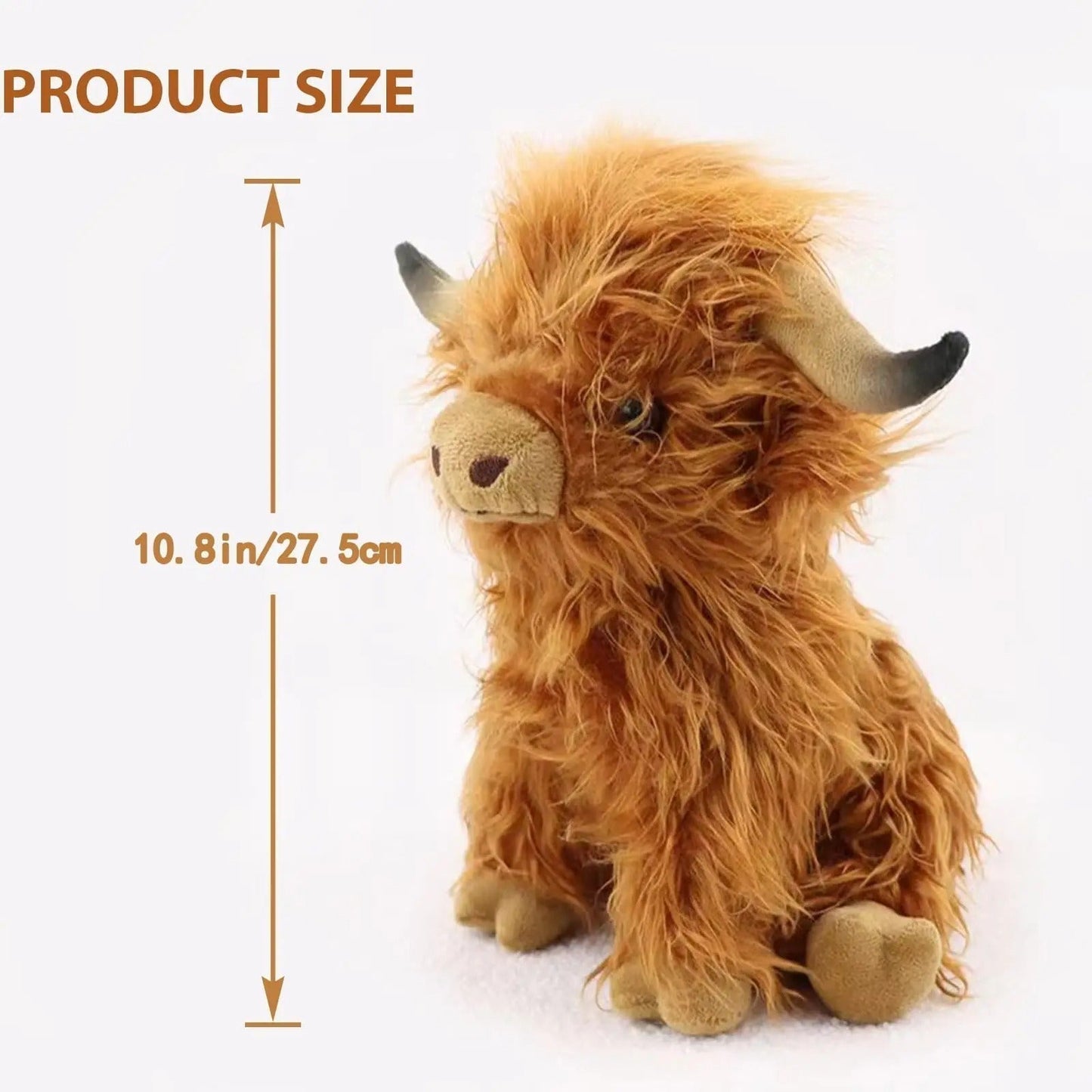 Fluffy Highland Cuddle – Soft Cow for Young and Old