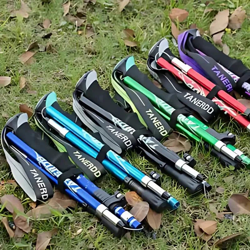 Foldable Aluminum Trekking Pole for Effortless Hiking