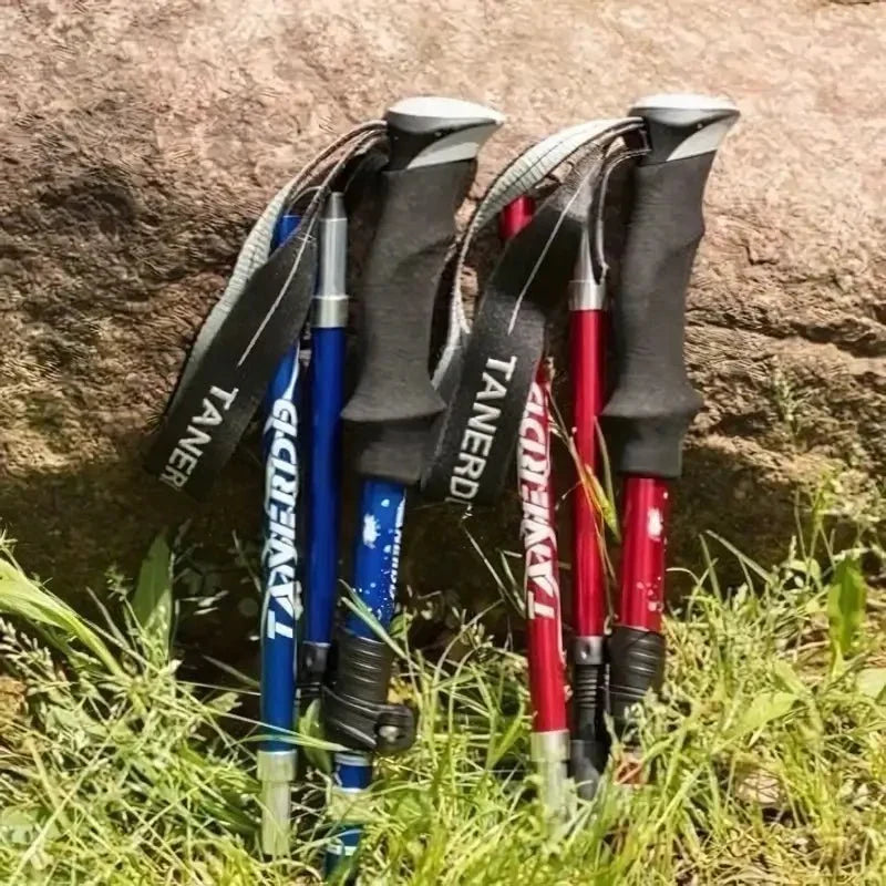 Foldable Aluminum Trekking Pole for Effortless Hiking