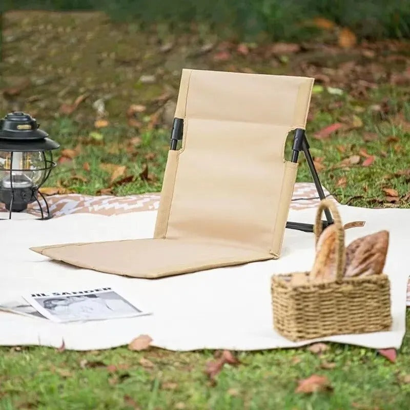 Foldable Beach Chair - Sit Comfortably on the Grass or Beach
