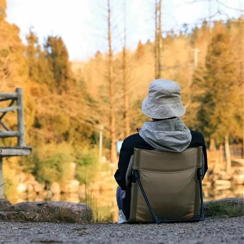 Foldable Beach Chair - Sit Comfortably on the Grass or Beach