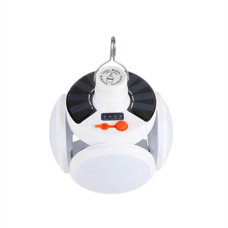 Foldable Solar LED Bulb for Camping and Outdoor Use