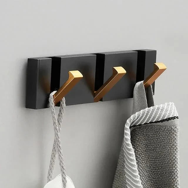 Foldable Stainless Steel Wall Hook Space-Saving