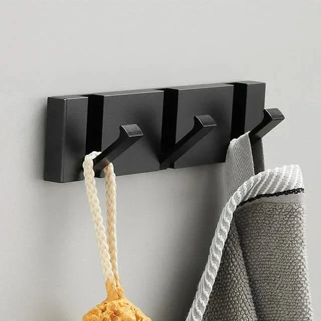 Foldable Stainless Steel Wall Hook Space-Saving