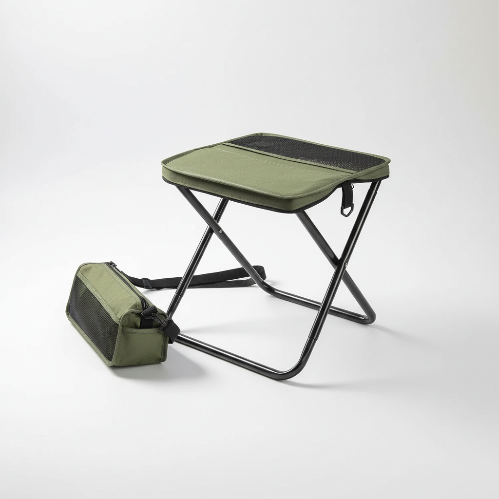 Foldable Tripod Camping Stool